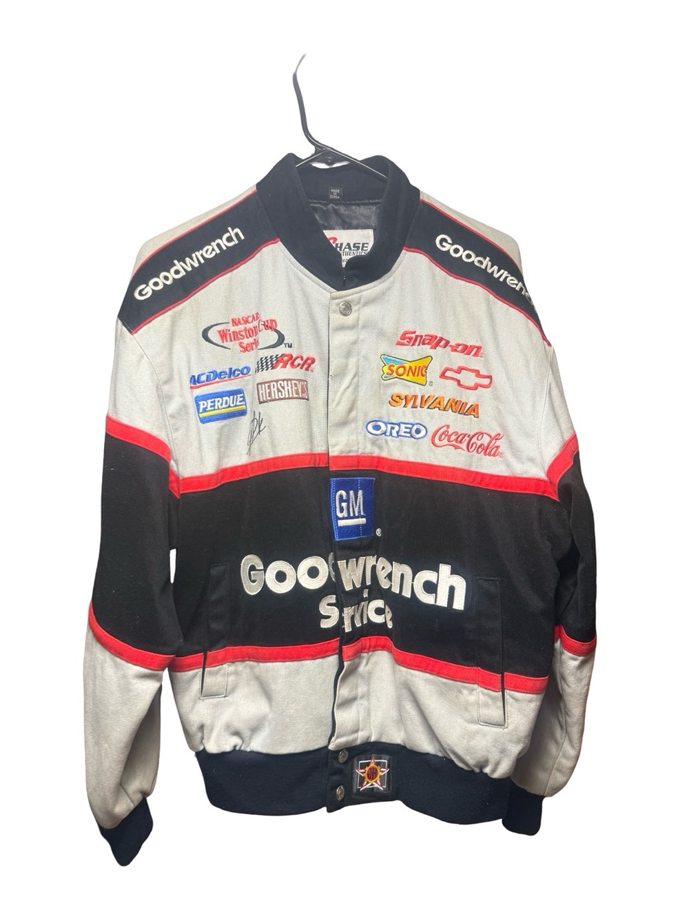 Chase Authentics Black, White & Red Goodwrench Racing Jacket 29 Kevin harvick